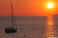 Sonnenuntergang auf der Insel Elba