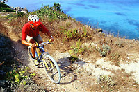 Mountainbike auf der Insel Elba
